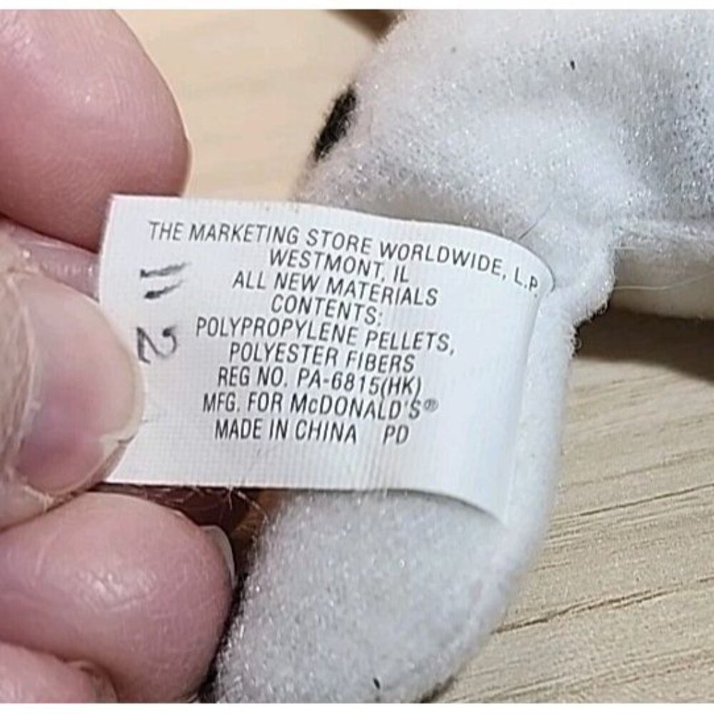 1999 TY Teenie Beanie Baby Dotty the Dalmatian - Picture 7 of 7